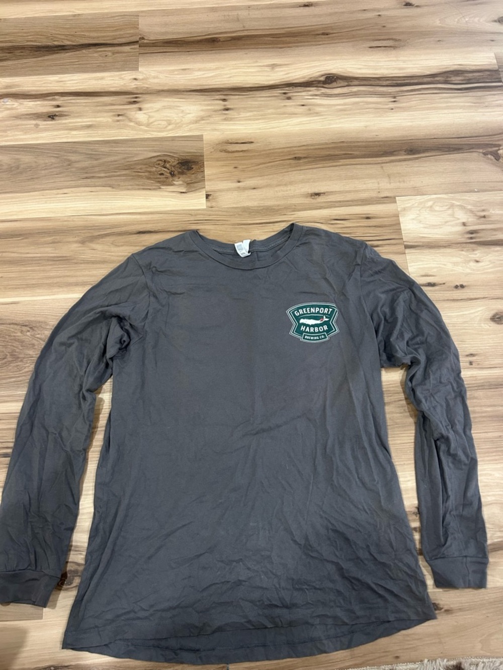 Greenport Brewery. Leaf pile long sleeve.